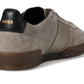 Suede Leather Block Low Profile Sneakers
