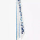 Women's Peacock Floral Skinny Scarf