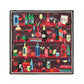 Women's Cocktail Party Silk Square Scarf