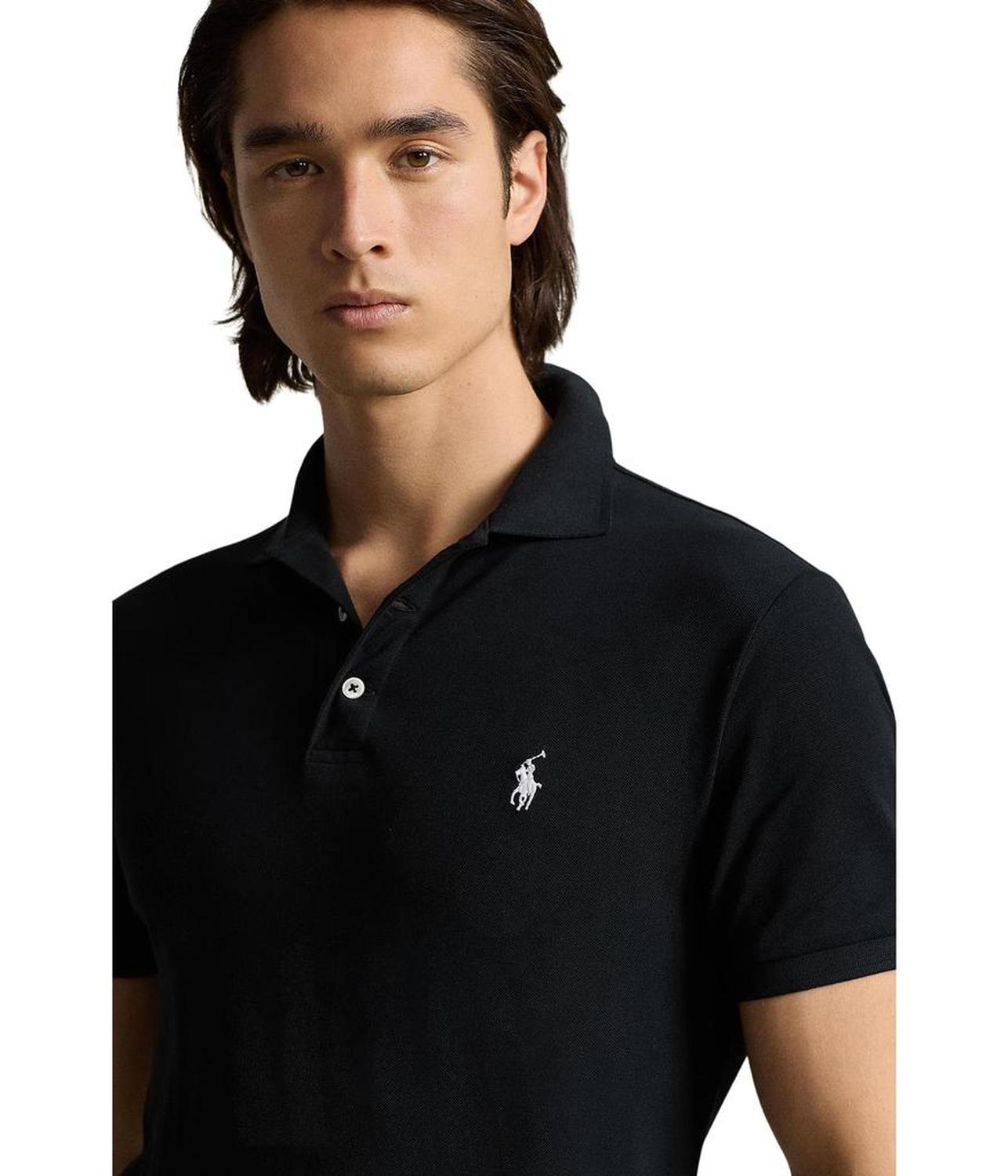 Classic Fit Stretch Mesh Polo Shirt