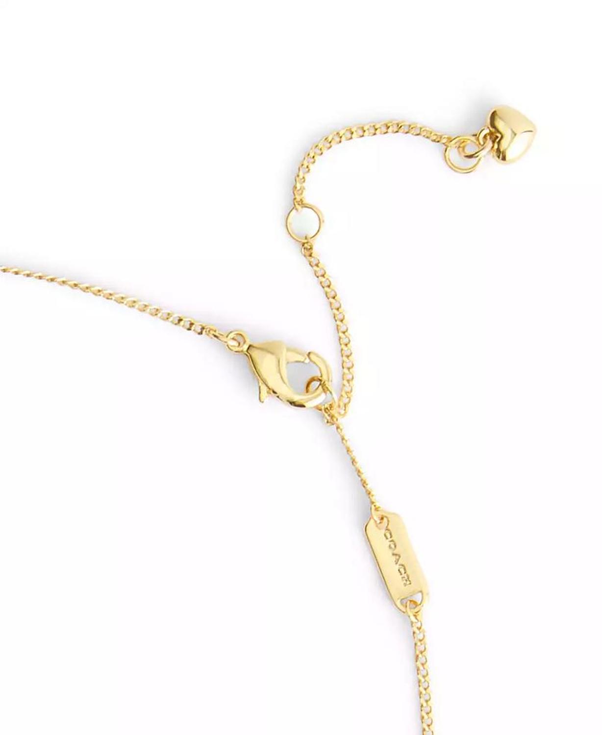 Gold Plated Signature Cat Pendant Necklace