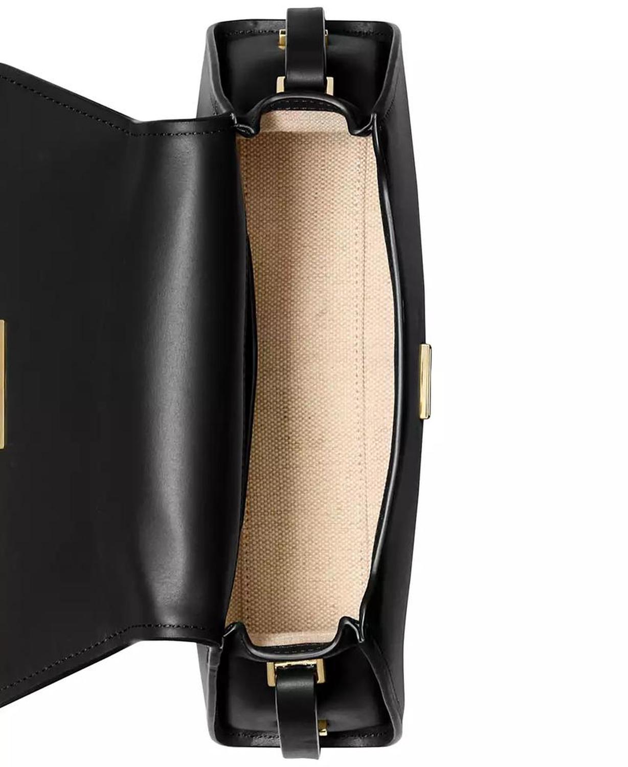 Ludlow Small Leather Convertible Shoulder Bag