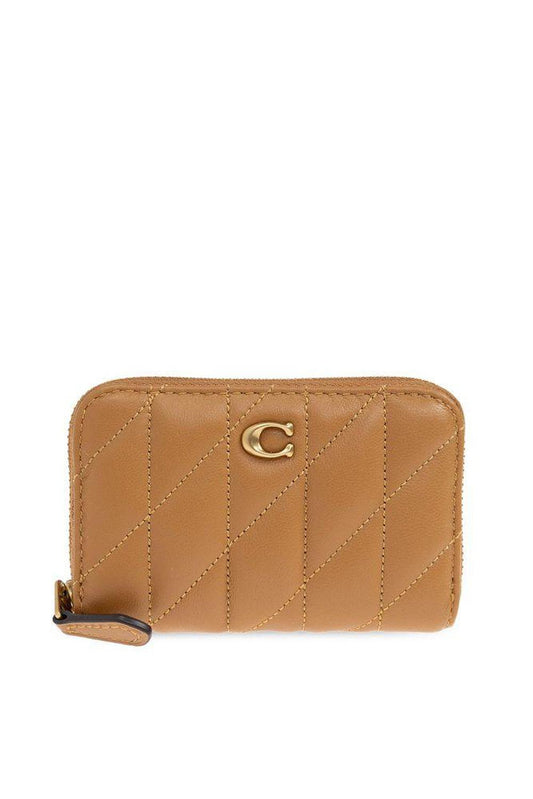 Coach Essential Zip-Around Quilted Small Card Case