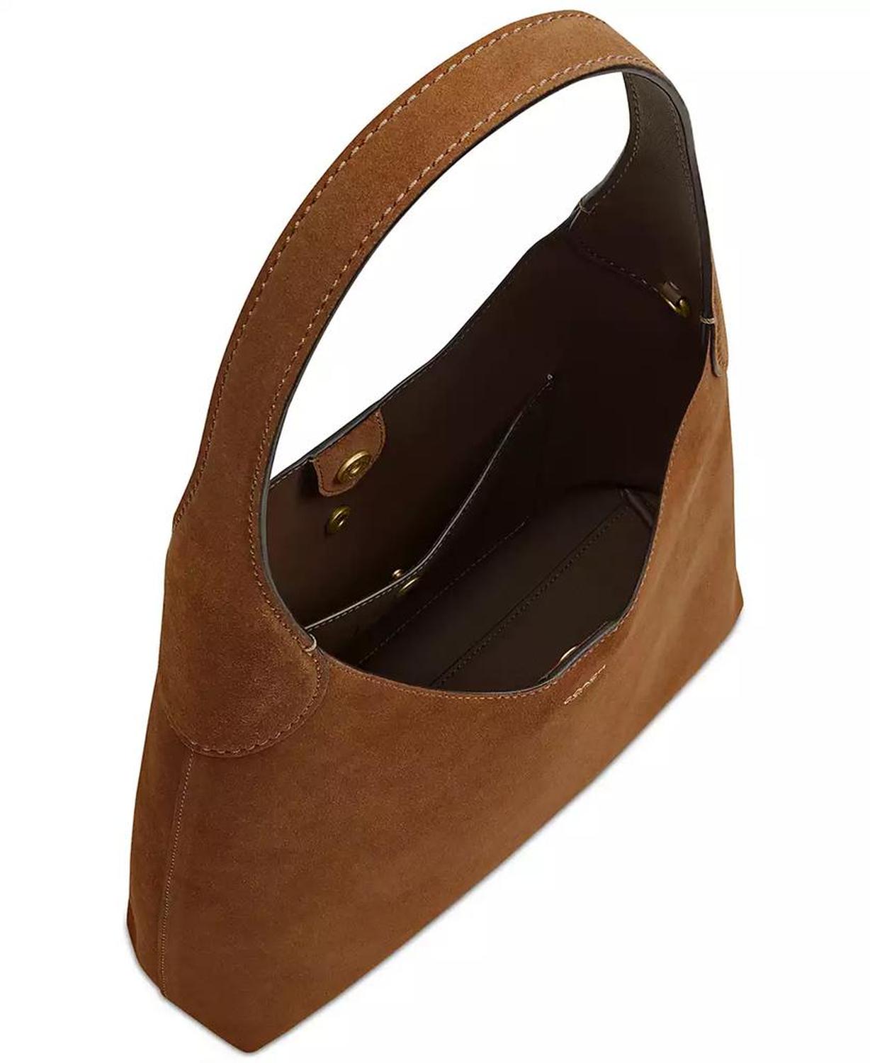 Suede Brooklyn Small Shoulder Bag 28