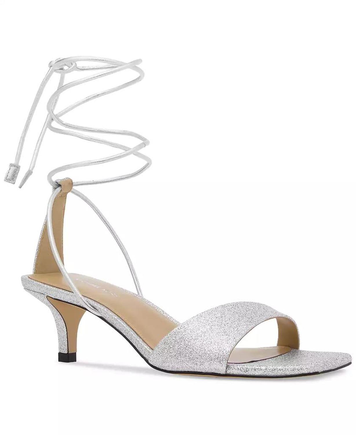 Jaida Ankle-Tie Leather Lace-Up Sandals