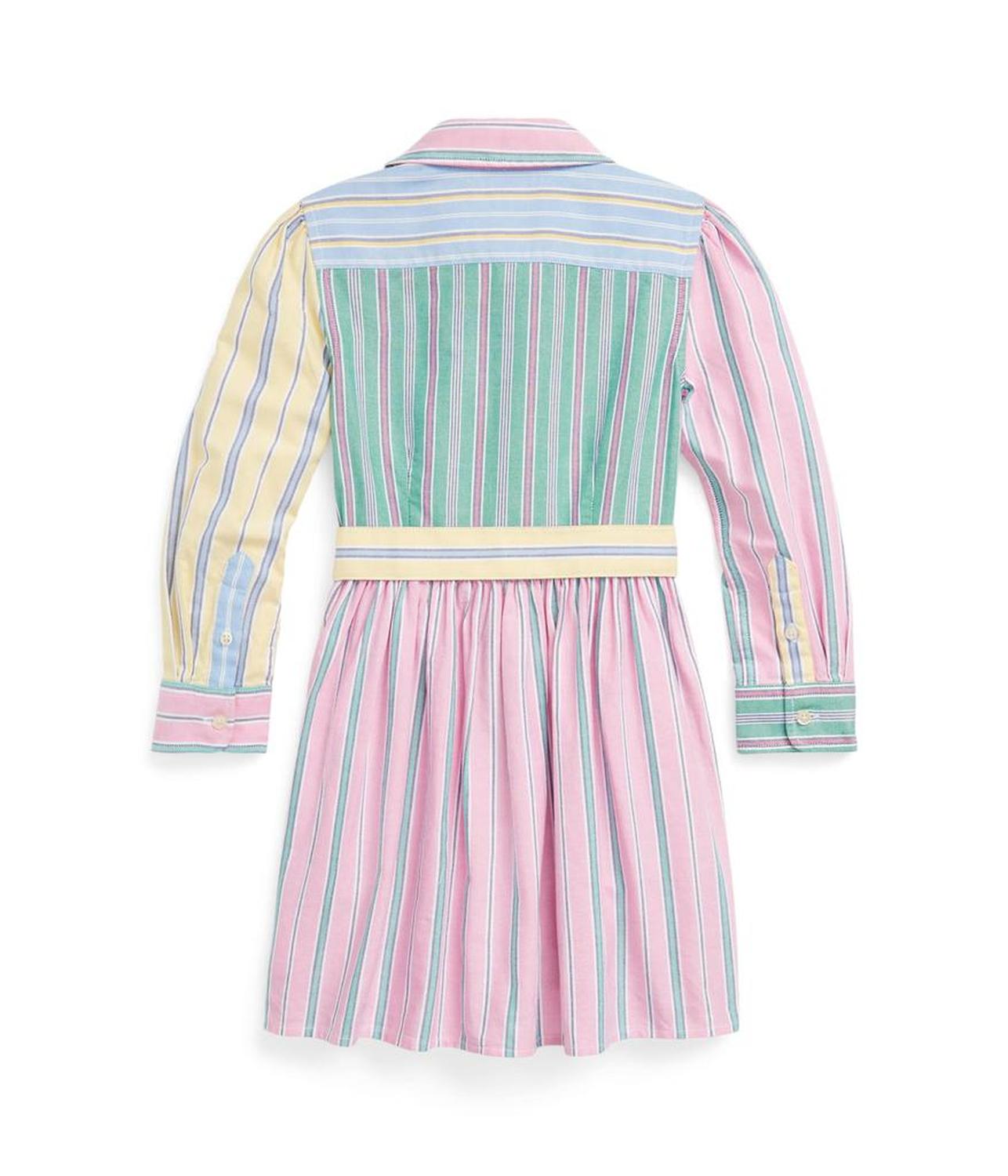 Belted Cotton Oxford Fun Shirtdress (Toddler/Little Kids)