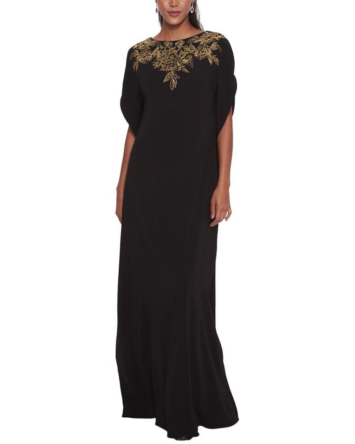 Lightweight Crepe Kaftan Gown