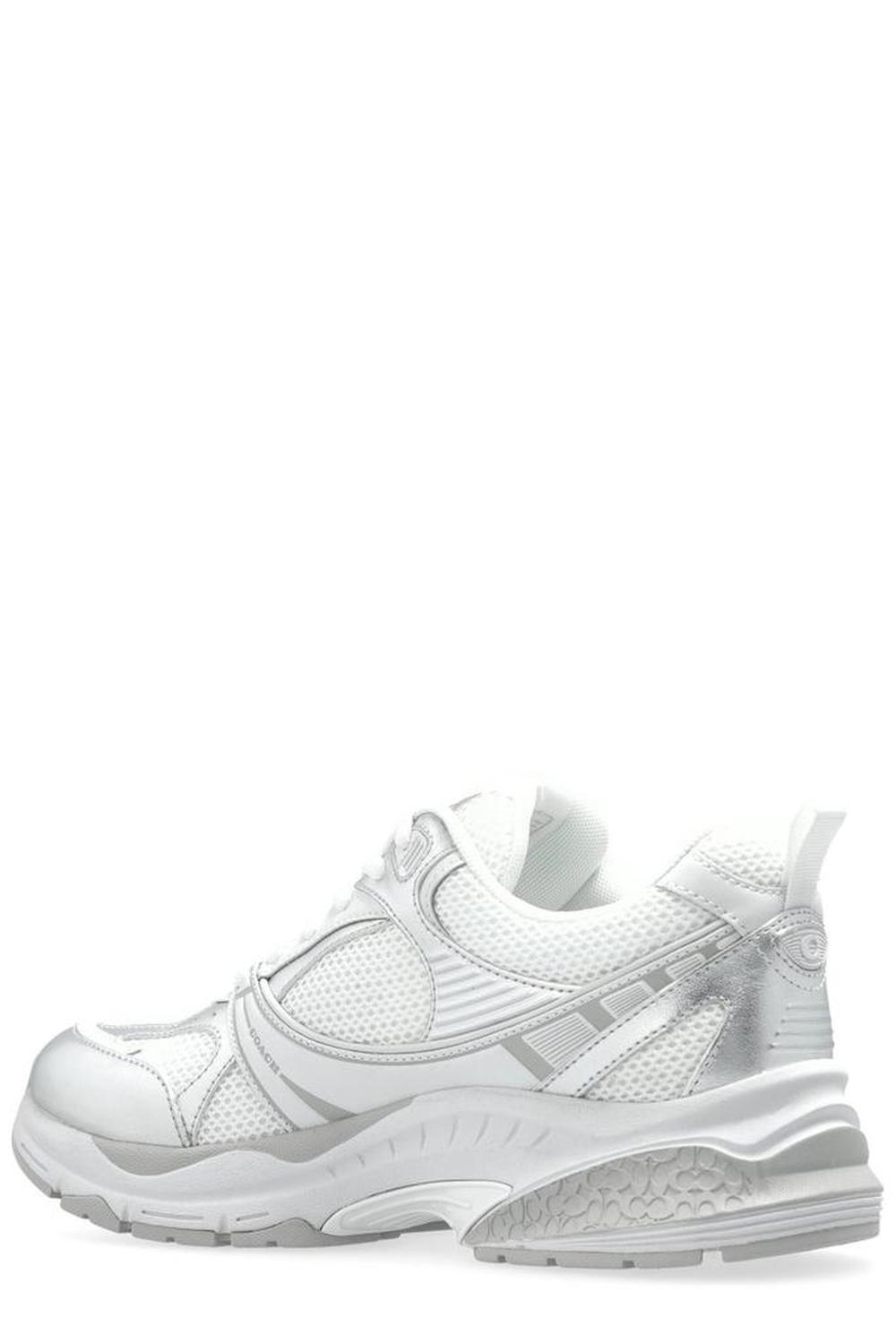 Coach Logo Detailed Mesh Sneakers
