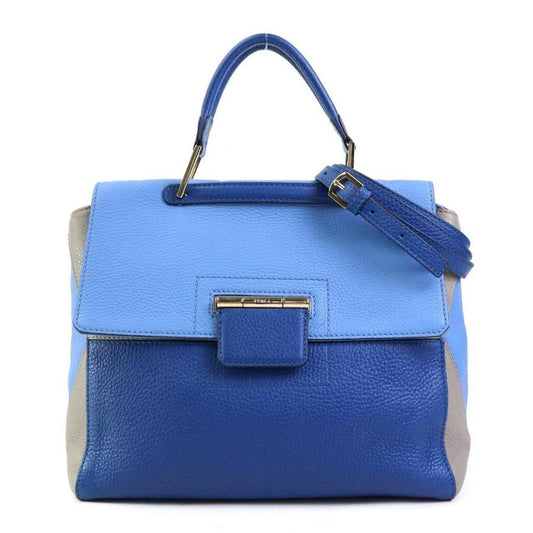 Leather Handbag Shoulder Bag (Pre-Owned)