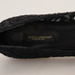 Dolce & Gabbana Elegant Floral Lace Flat Vally Shoes