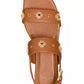 Women's Spade Flower Studded Flat Sandals