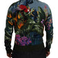 Dolce & Gabbana Jungle Embroidered Wool Silk Sweater