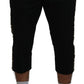 Dolce & Gabbana Elegant Leopard Print Cropped Pants