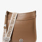 Luisa Large Pebbled Leather Messenger Bag