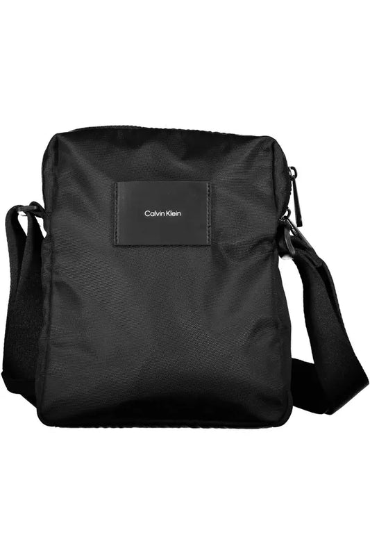 Calvin Klein Black Polyester Men Shoulder Bag
