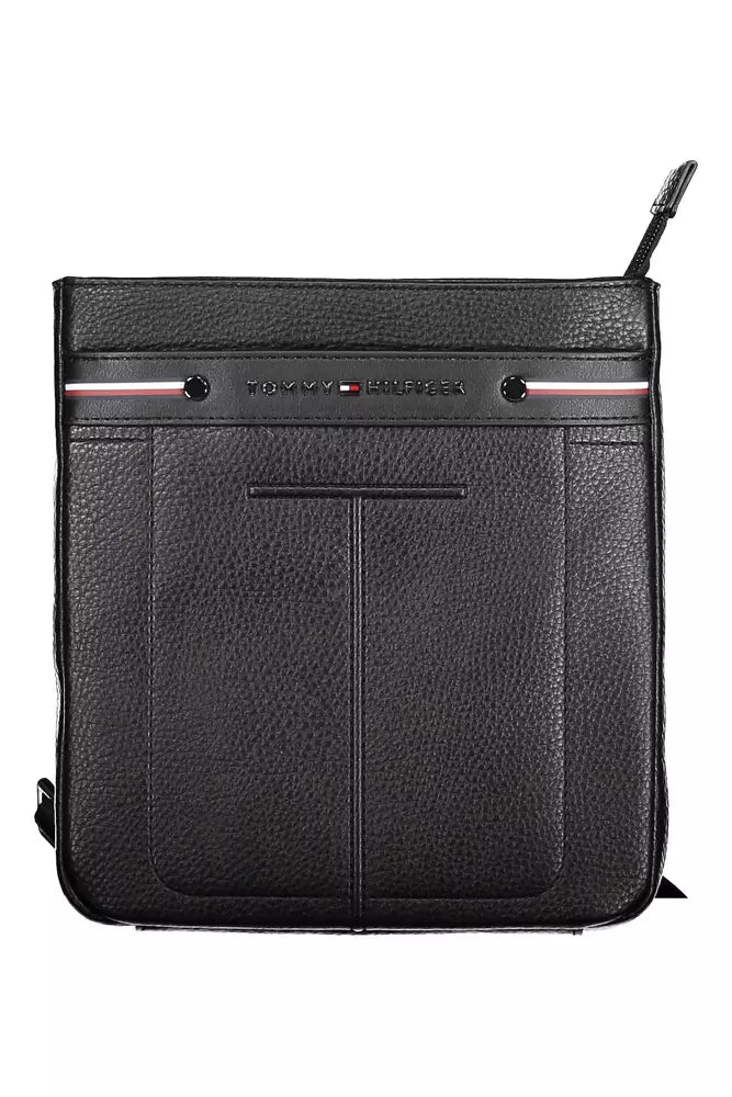 Tommy Hilfiger Black Polyethylene Men Shoulder Bag