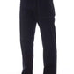 Alpha Studio Blue Cotton Men Pants