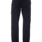 Alpha Studio Blue Cotton Men Pants