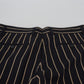 Dolce & Gabbana Elegant Striped Chino Tapered Pants
