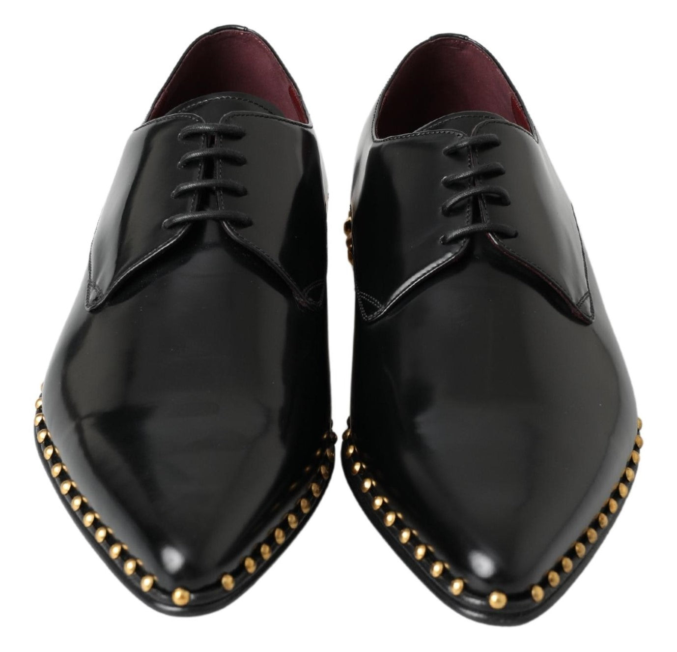 Dolce & Gabbana Elegant Studded Derby Formal Shoes Dolce & Gabbana Elegant Studded Derby Formal Shoes