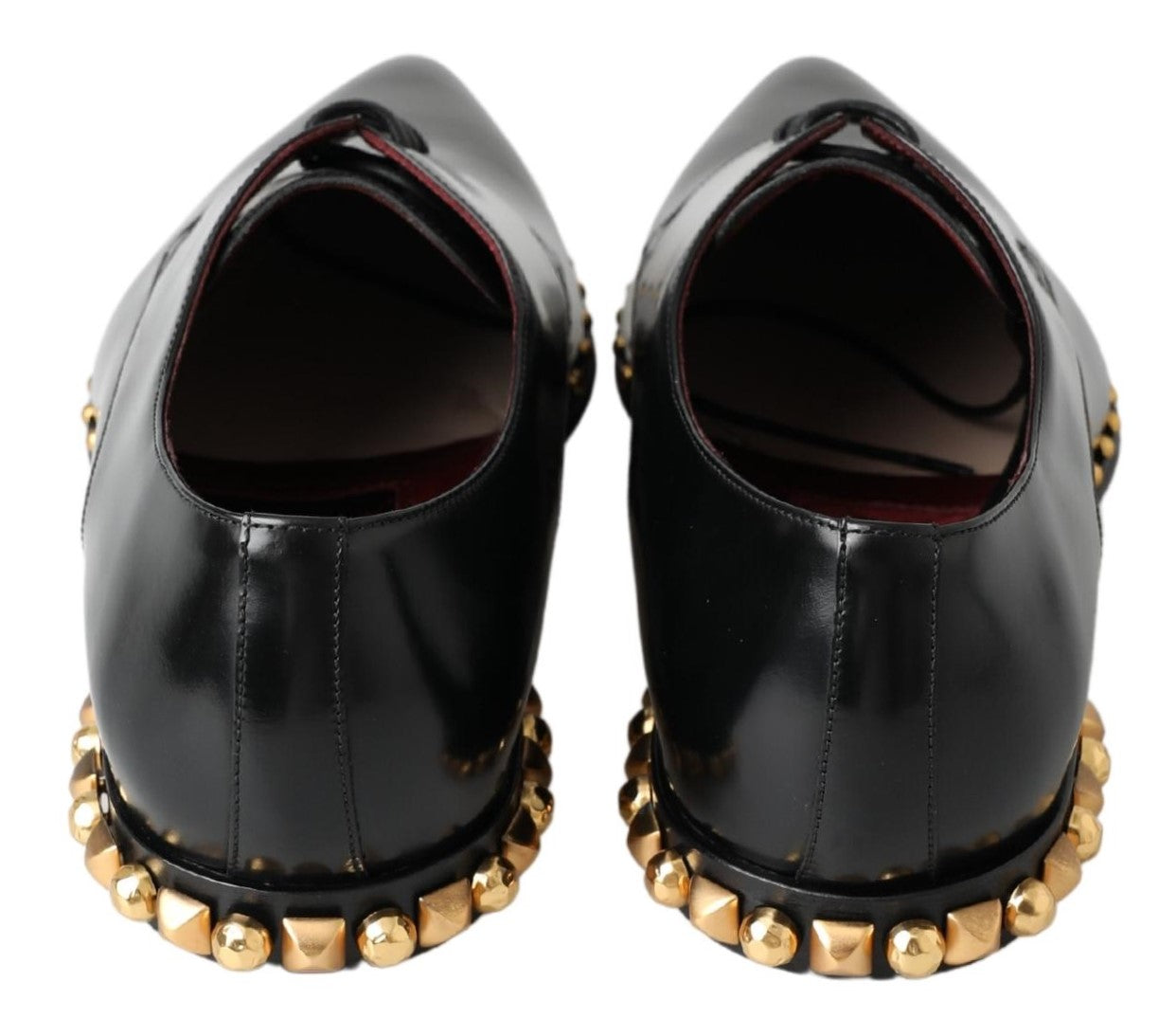 Dolce & Gabbana Elegant Studded Derby Formal Shoes Dolce & Gabbana Elegant Studded Derby Formal Shoes