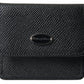 Dolce & Gabbana Elegant Leather Bifold Coin Purse Wallet