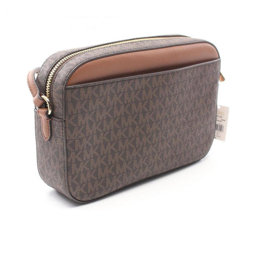 Coated Canvas Leather Shoulder Bag (Pre-Owned)