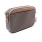 Coated Canvas Leather Shoulder Bag (Pre-Owned)