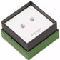 Gold-Tone Color Cubic Zirconia Stud Earrings