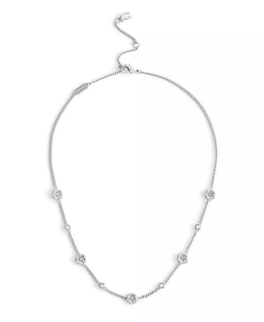 Faux Stone Signature Tea Rose Strand Necklace