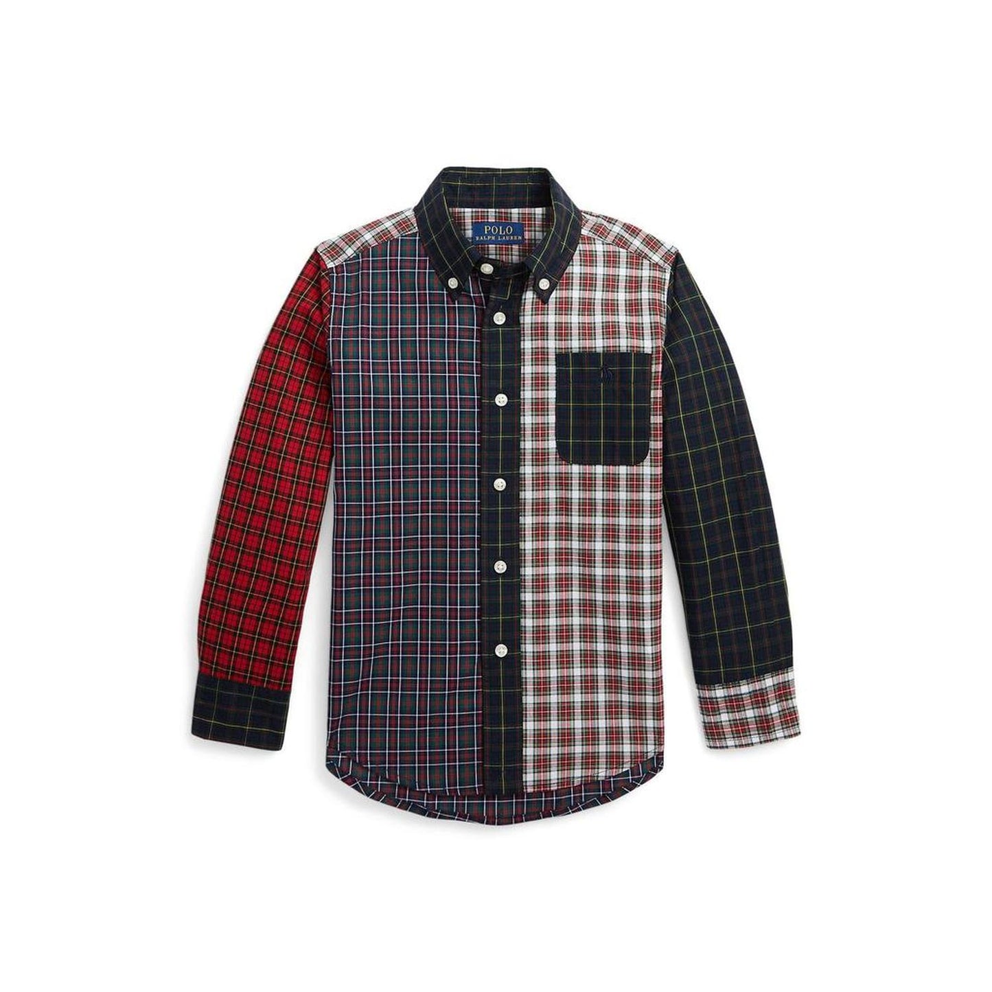 Plaid Cotton Poplin Fun Shirt (Toddler/Little Kids)