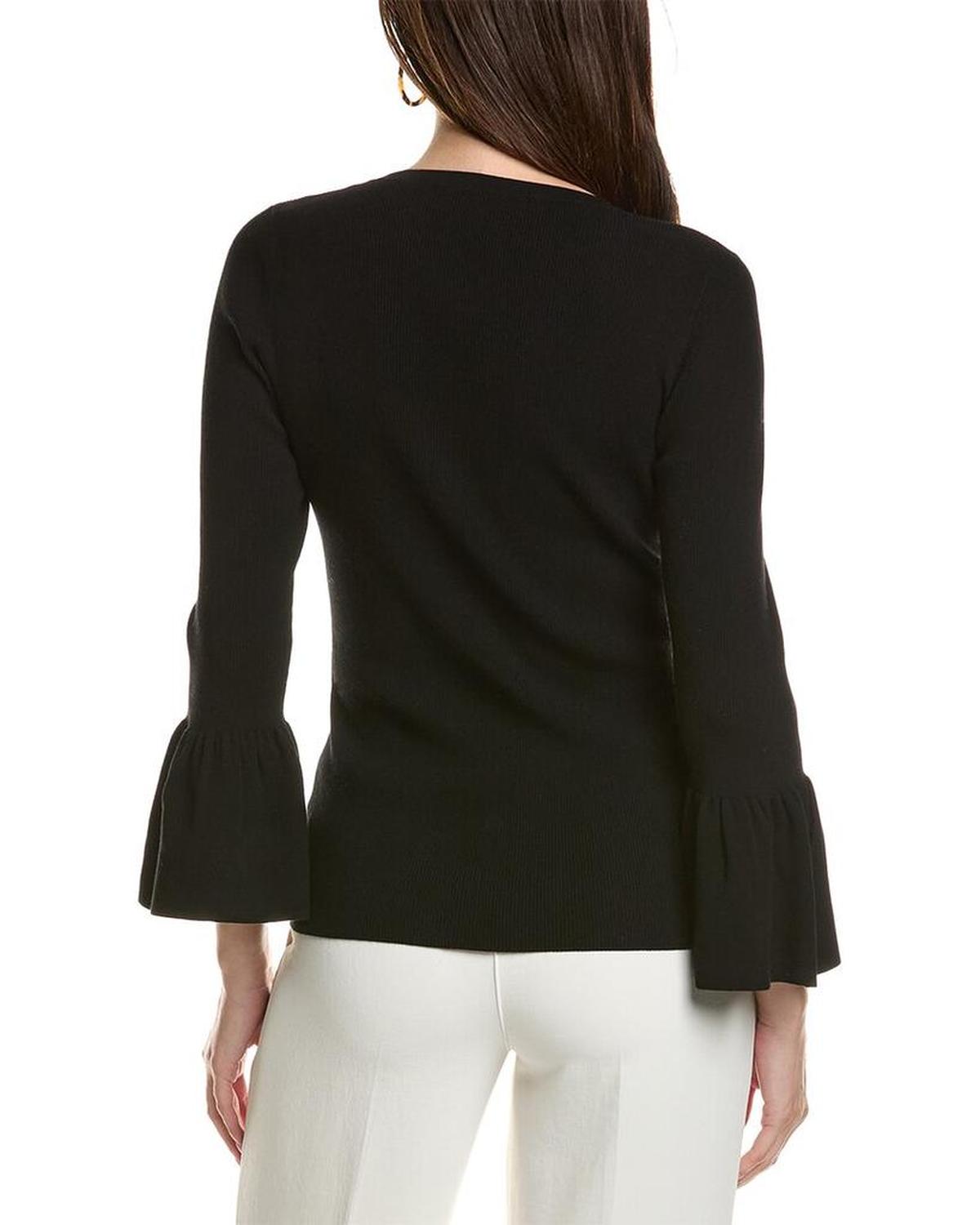 Scoop Ruffle Top