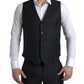 Dolce & Gabbana Elegant Black Martini Slim Fit 3-Piece Suit