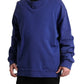 Dolce & Gabbana Royal Blue Cotton Crewneck Sweater