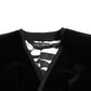 Dolce & Gabbana Elegant Double Breasted Cotton-Silk Blazer