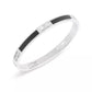 Enamel Signature Horse Carriage Cut Out Bangle Bracelet