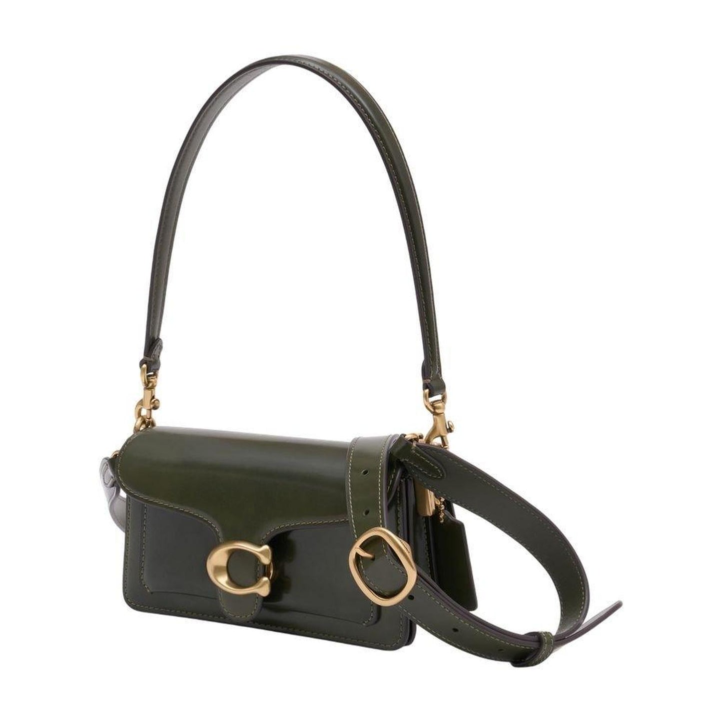 Coach Tabby 20 Logo Plaque Shoulder Bag