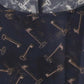 Dolce & Gabbana Enchanted Sicily Silk Blouse with Gold Keys Print