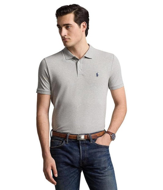 Classic Fit Stretch Mesh Polo Shirt