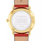 Women's Elliot Red Leather Strap Watch, 36mm