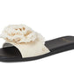 Flourish Canvas Flat Sandal