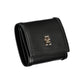 Tommy Hilfiger Sleek Black Double-Spaced Wallet with Logo