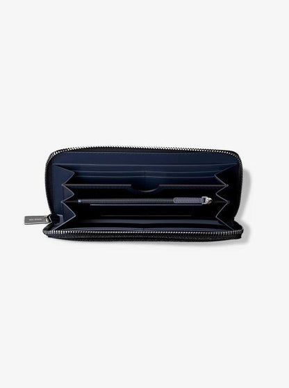 Cooper Saffiano Leather Zip-Around Wallet