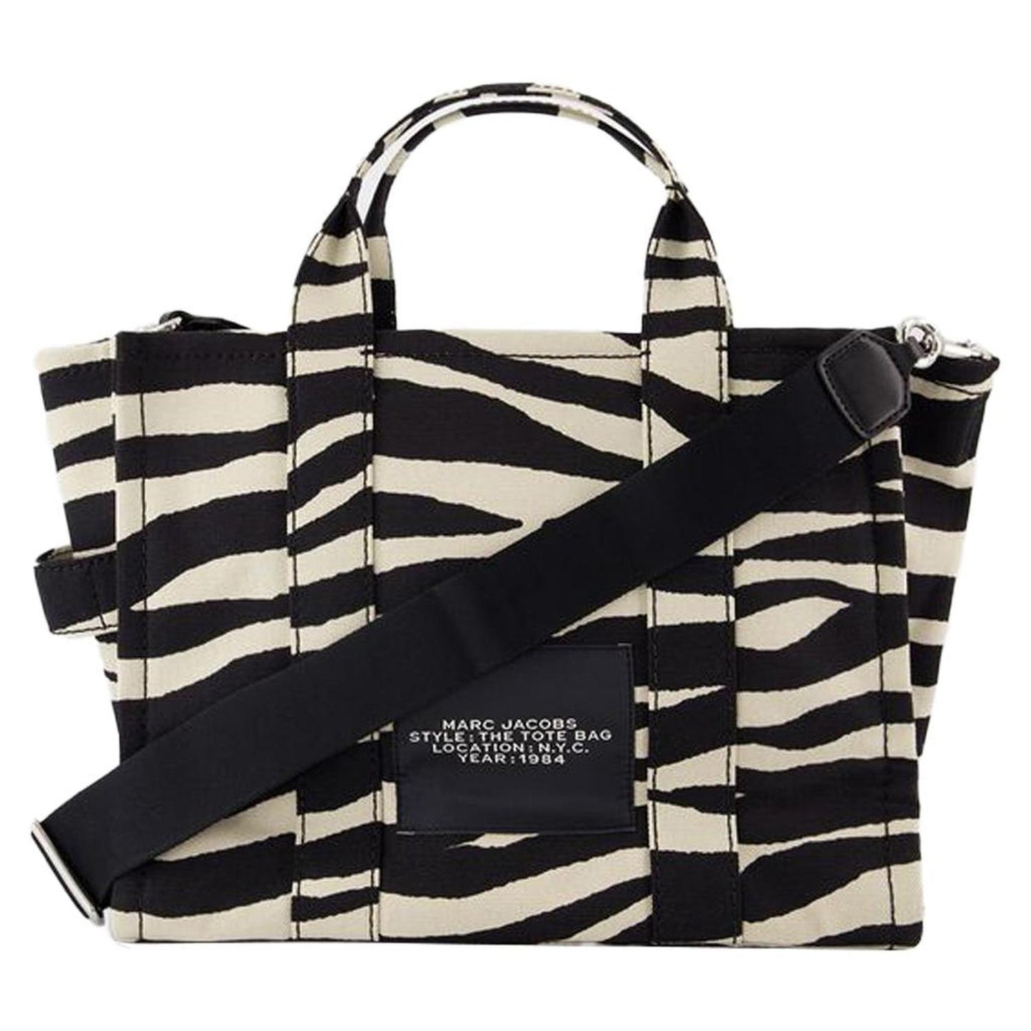 The Medium Tote -  - Cotton - Black