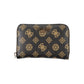 Guess Jeans Chic Brown Polyethylene Wallet with Logo Detail