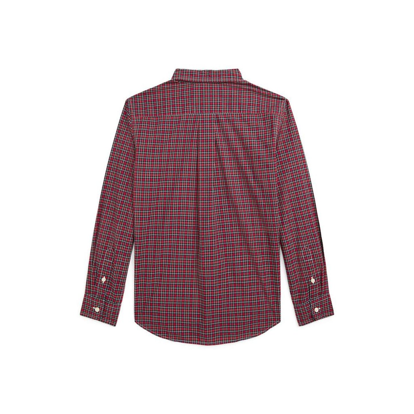 Gingham Cotton Poplin Shirt (Big Kid)
