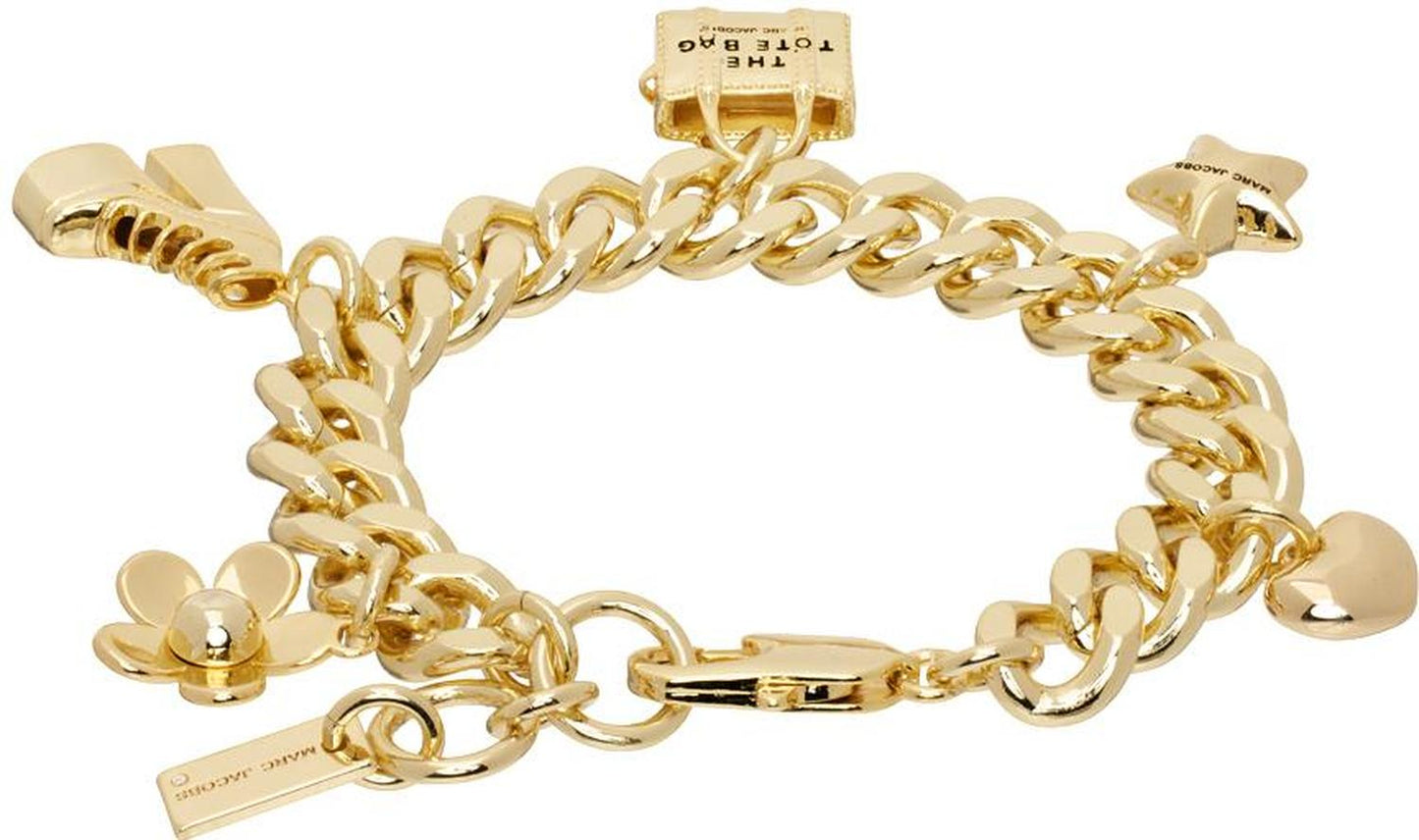 Gold 'The Mini Icon Charm' Bracelet
