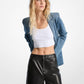 Boyfriend Leather Shorts