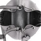 Small Greenwich Bucket Bag in Grey Saffiano Leather