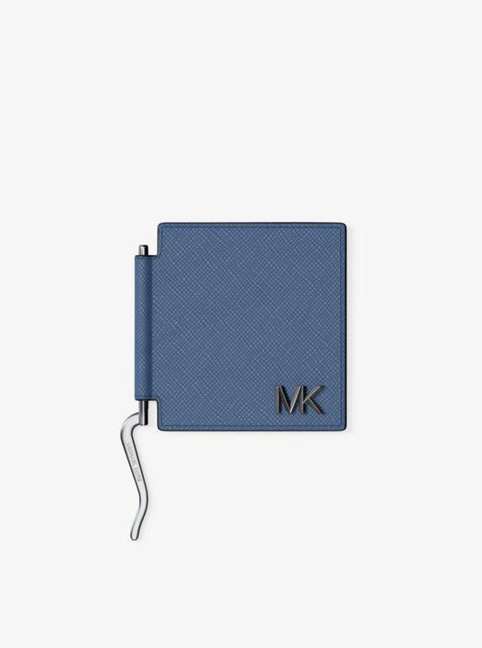 Edison Scratch-Resistant Leather Card Case with Money Clip